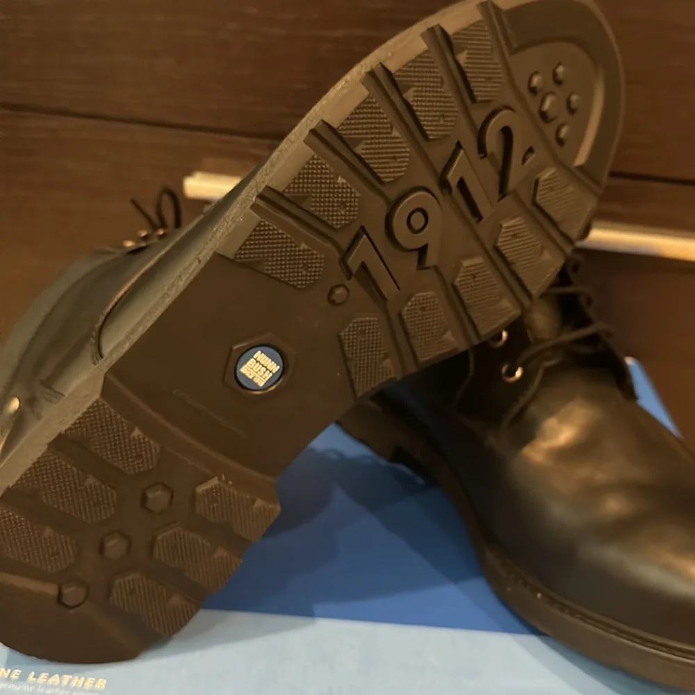 Men’s size 14 Nunn Bush black genuine leather boots. - Picture 3 of 5